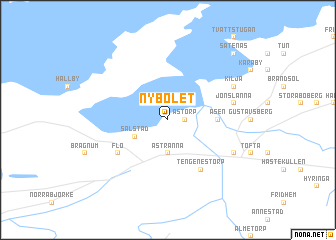 map of Nybölet