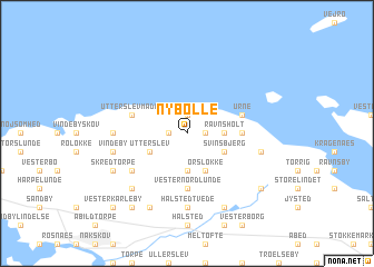 map of Nybølle