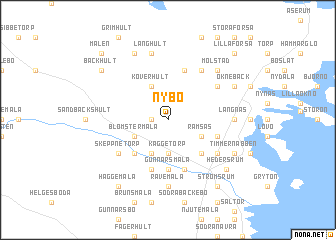 map of Nybo
