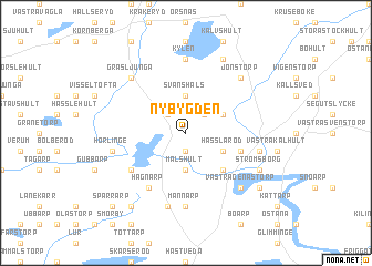 map of Nybygden