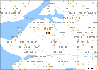 map of Nyby