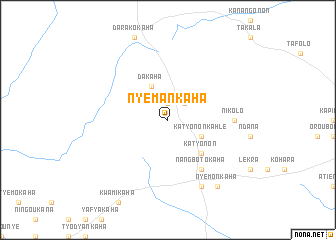 map of Nyémankaha