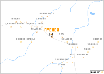 map of Nyemba