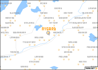 map of Nygård