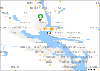 map of Nyhamn