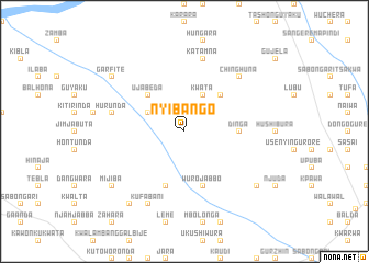 map of Nyibango