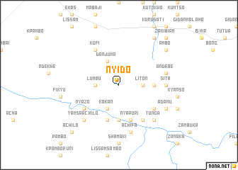map of Nyido