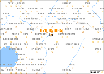 map of Nyinasinasi