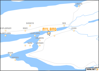 map of Nyland