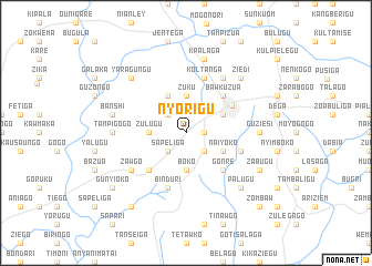 map of Nyorigu