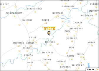 map of Nyota