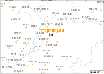 map of Nyouampleu