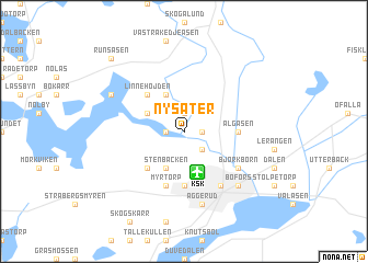 map of Nysäter