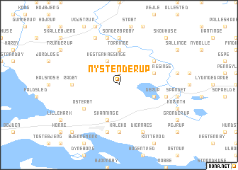 map of Ny Stenderup