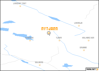 map of Nytjärn