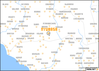 map of Nyubasa