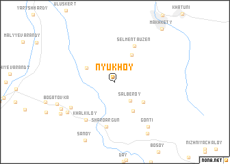 map of Nyukhoy