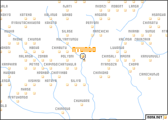 map of Nyundo