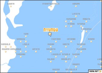 map of Nyundu