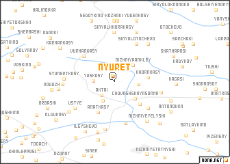 map of Nyuret\