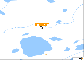 map of Nyurkoy