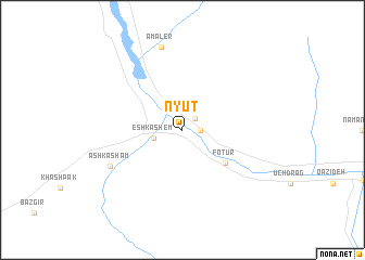 map of Nyut