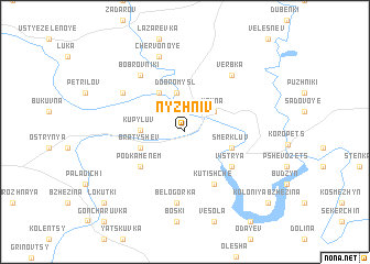 map of Nyzhniv