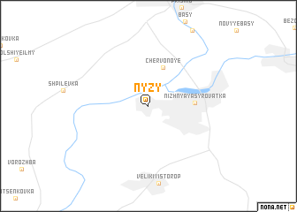 map of Nyzy