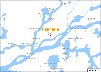 map of Nzamené