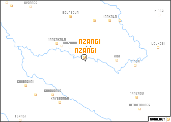 map of Nzangi