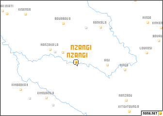 map of Nzangi