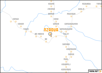 map of Nzaoua