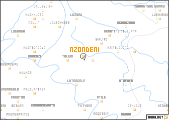 map of Nzondeni