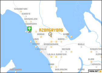 map of Nzong-Ayong