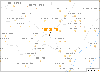 map of Oacalco