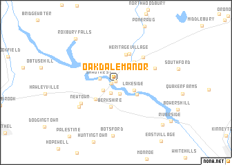 map of Oakdale Manor