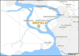 map of Oakfield