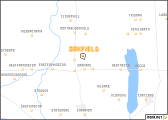 map of Oakfield