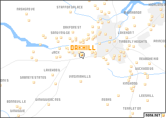 map of Oakhill