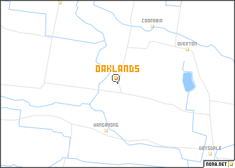 map of Oaklands