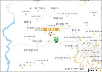 map of Oakland