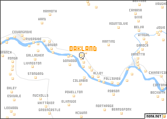 map of Oakland