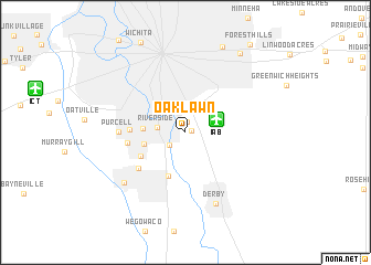 map of Oaklawn