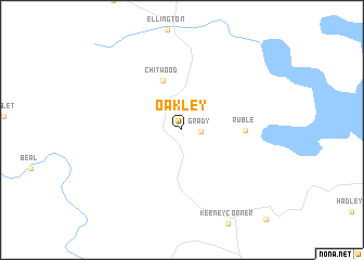 map of Oakley