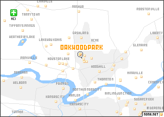 map of Oakwood Park