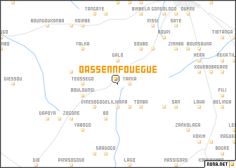 map of Oassennfouégué