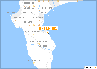 map of Oatlands