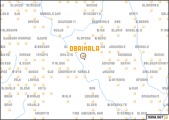 map of Oba Imala