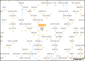 map of Obak