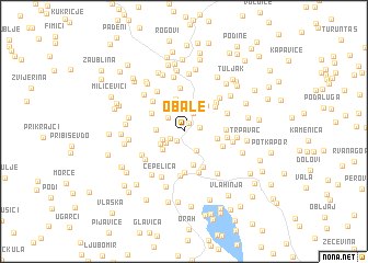 map of Obale